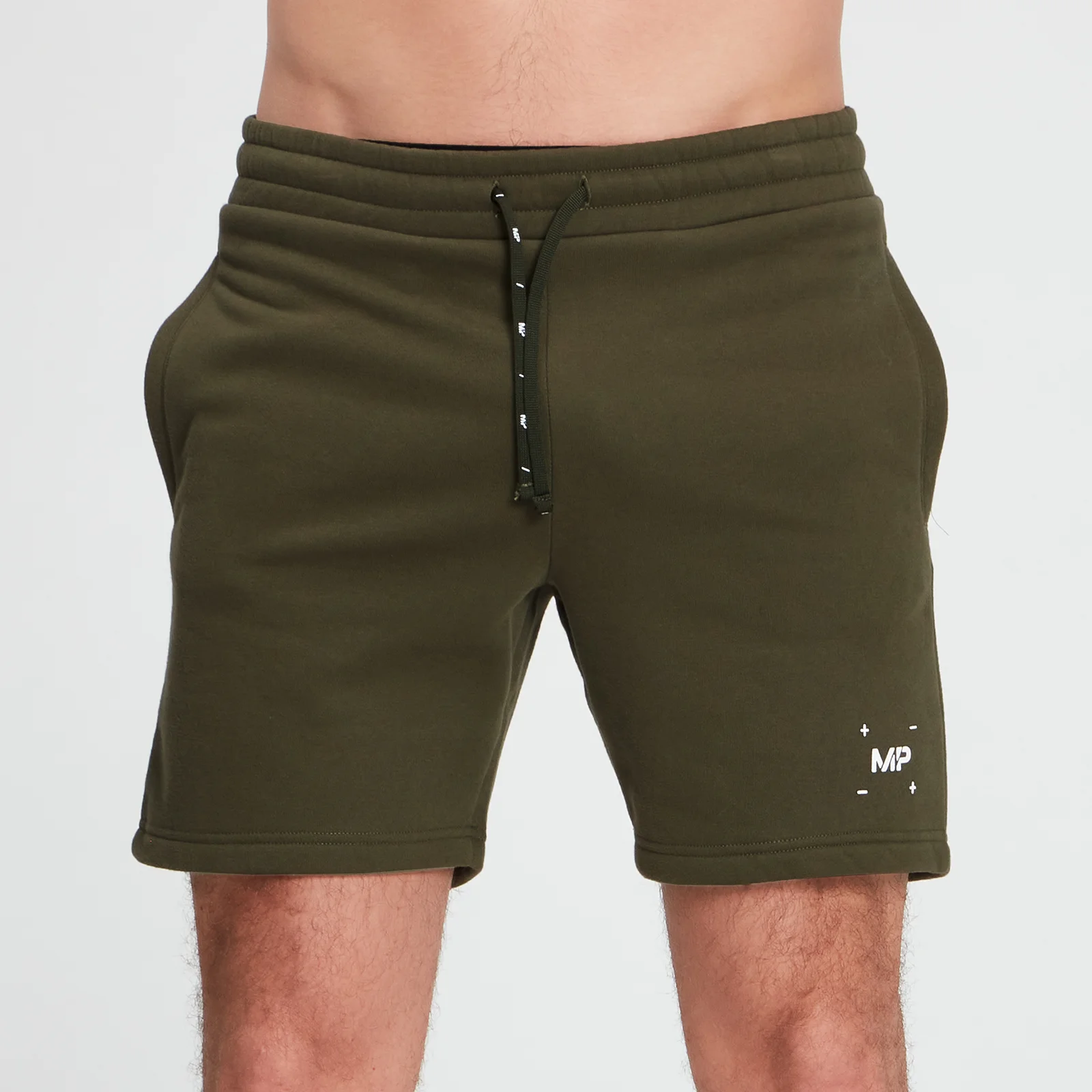 MP Men's Central Graphic Shorts - Dark Olive - XXS Imagine 1