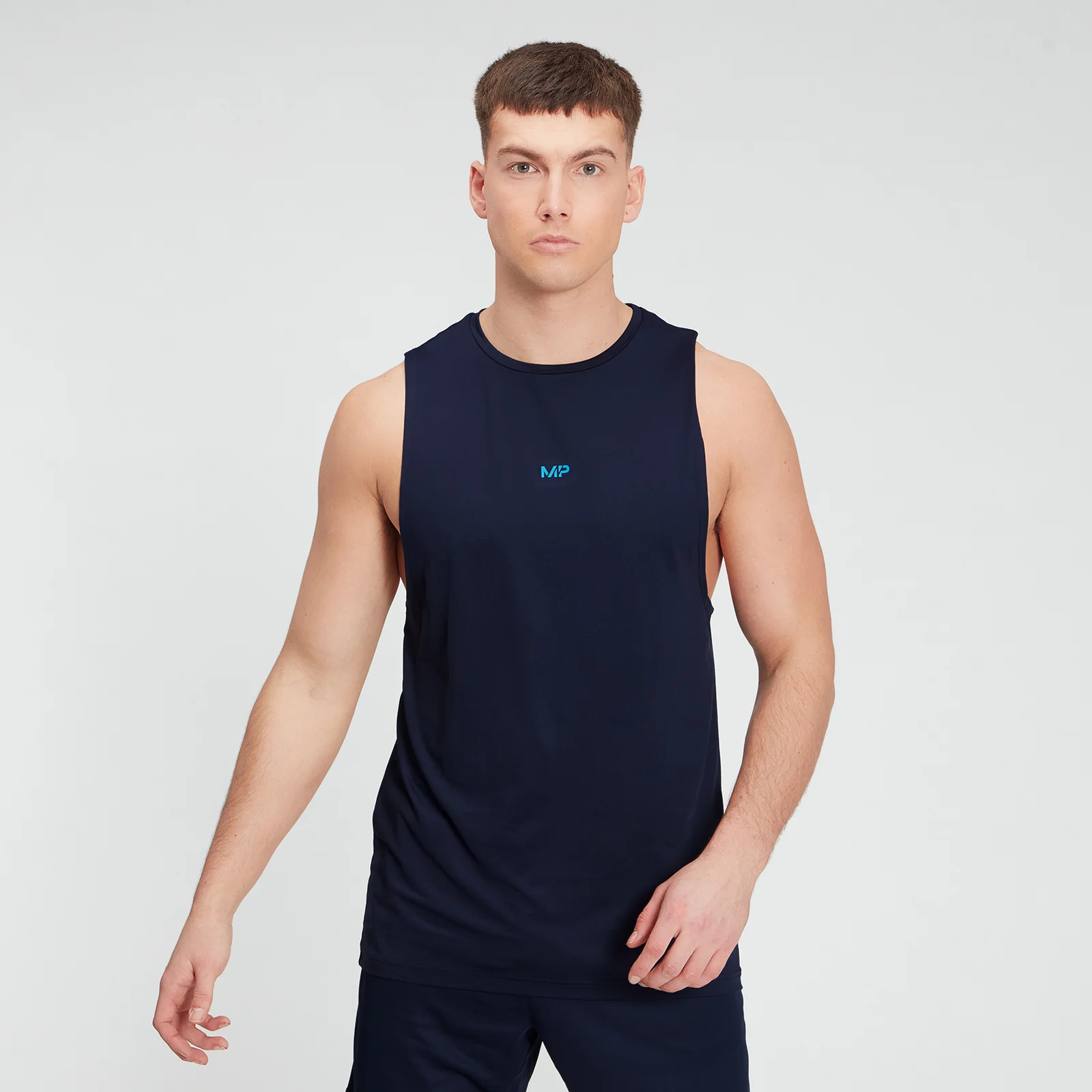 MP Men's Graphic Training Tank - Navy - XXS Imagine 1