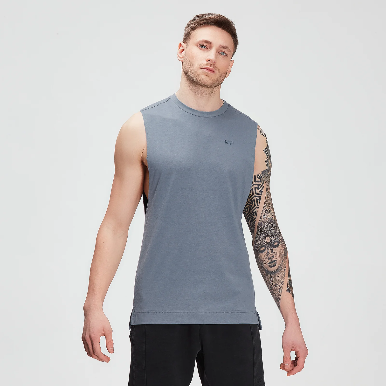 Tricou pentru bărbați MP Training drirelease® Drop Armhole Tank - Galaxy - XXS Imagine 1