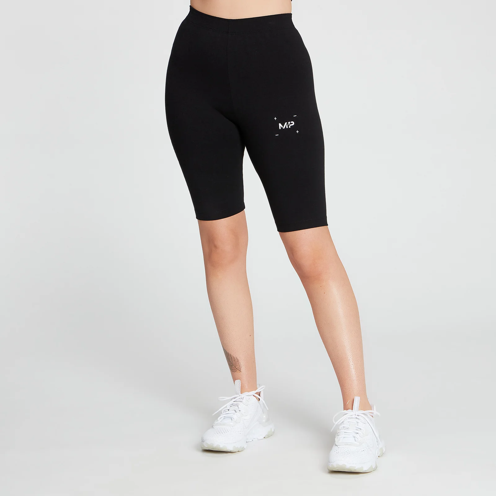 MP Women's Central Graphic Cycling Shorts - Black - XXS Imagine 1