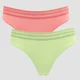 MP Women's Thong (2 Pack) Butterfly/Geranium Pink