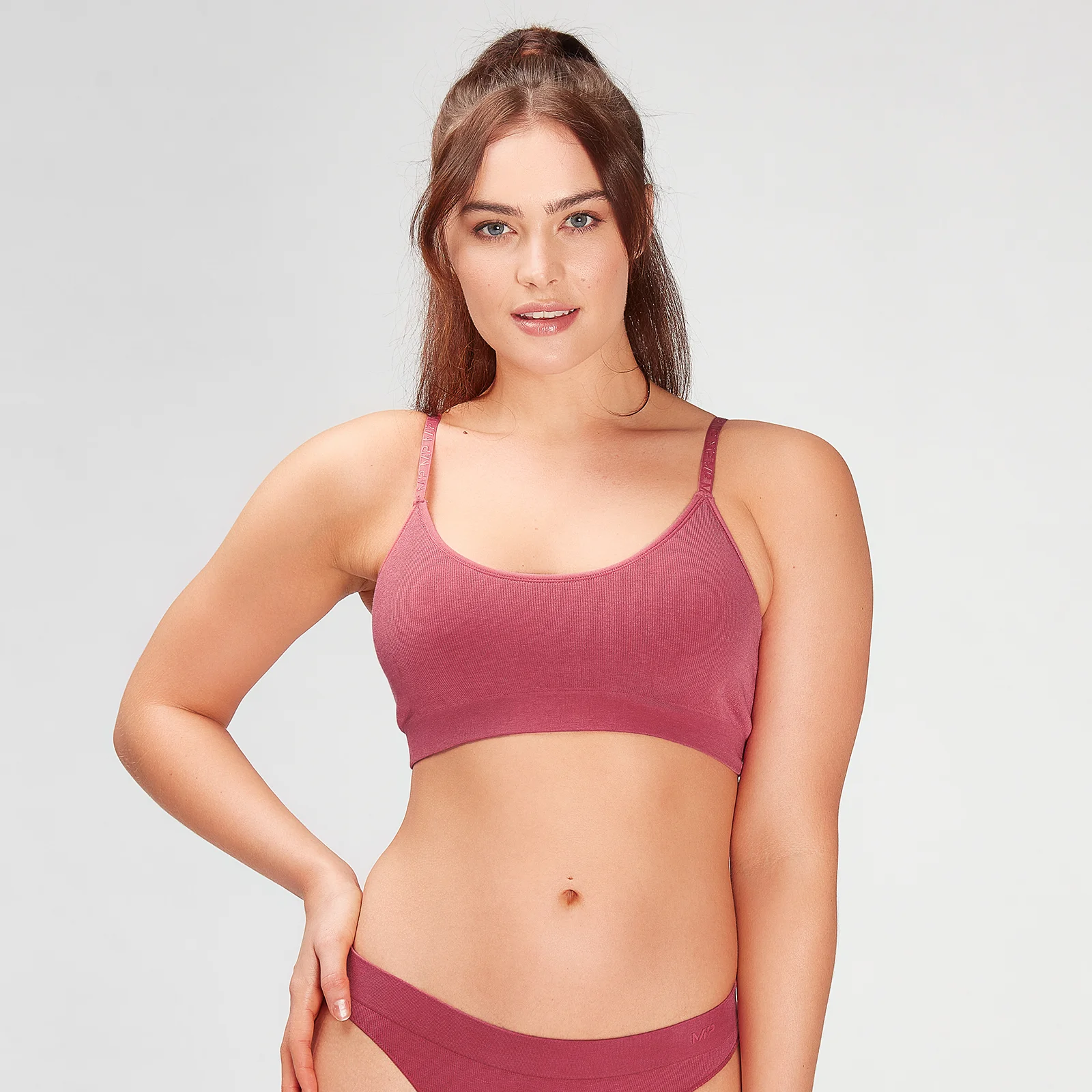 MP Composure Bralette fără cusături pentru femei Composure - Berry Pink - XS Imagine 1