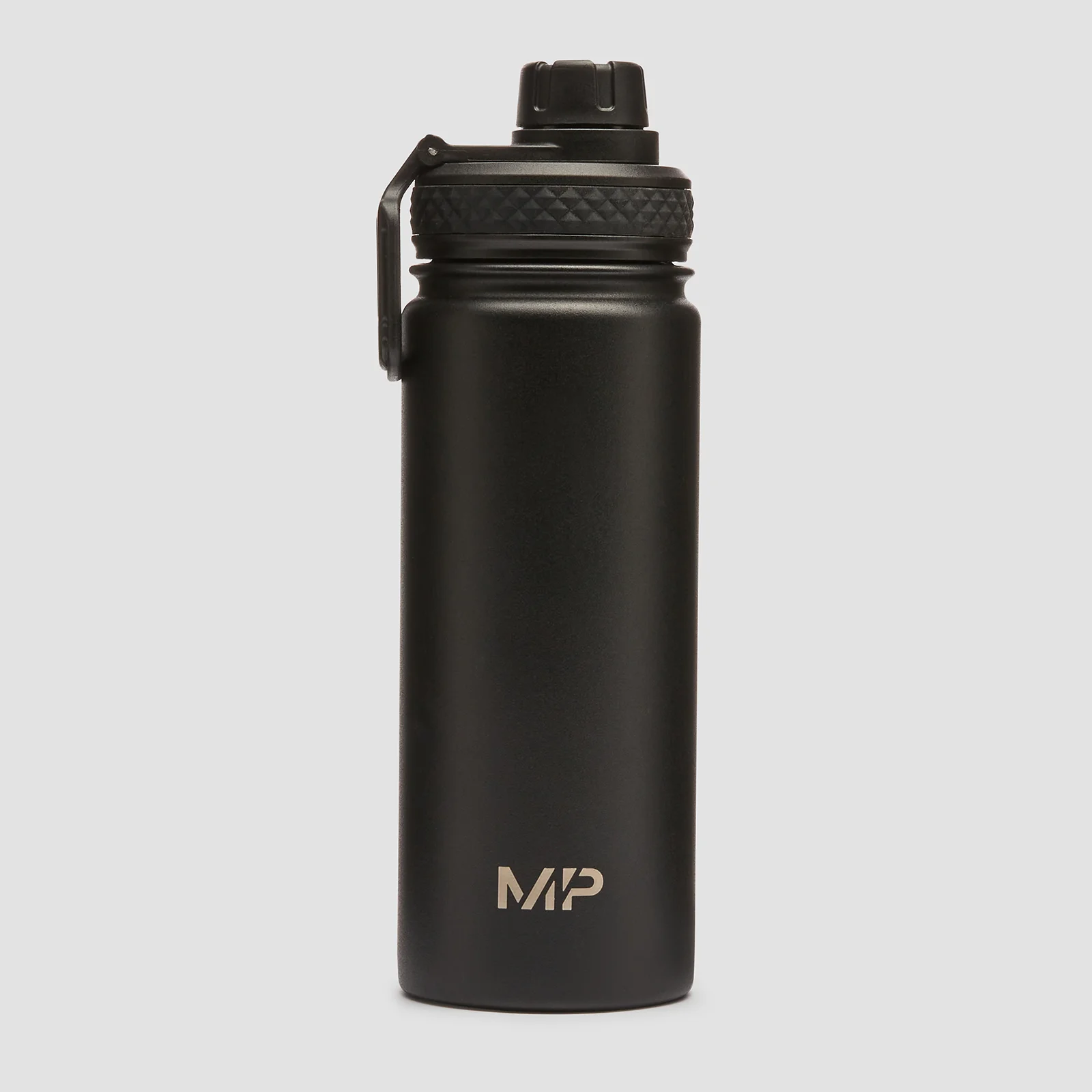 Sticlă de apă din metal medie MP - Negru - 500 ml Imagine 1