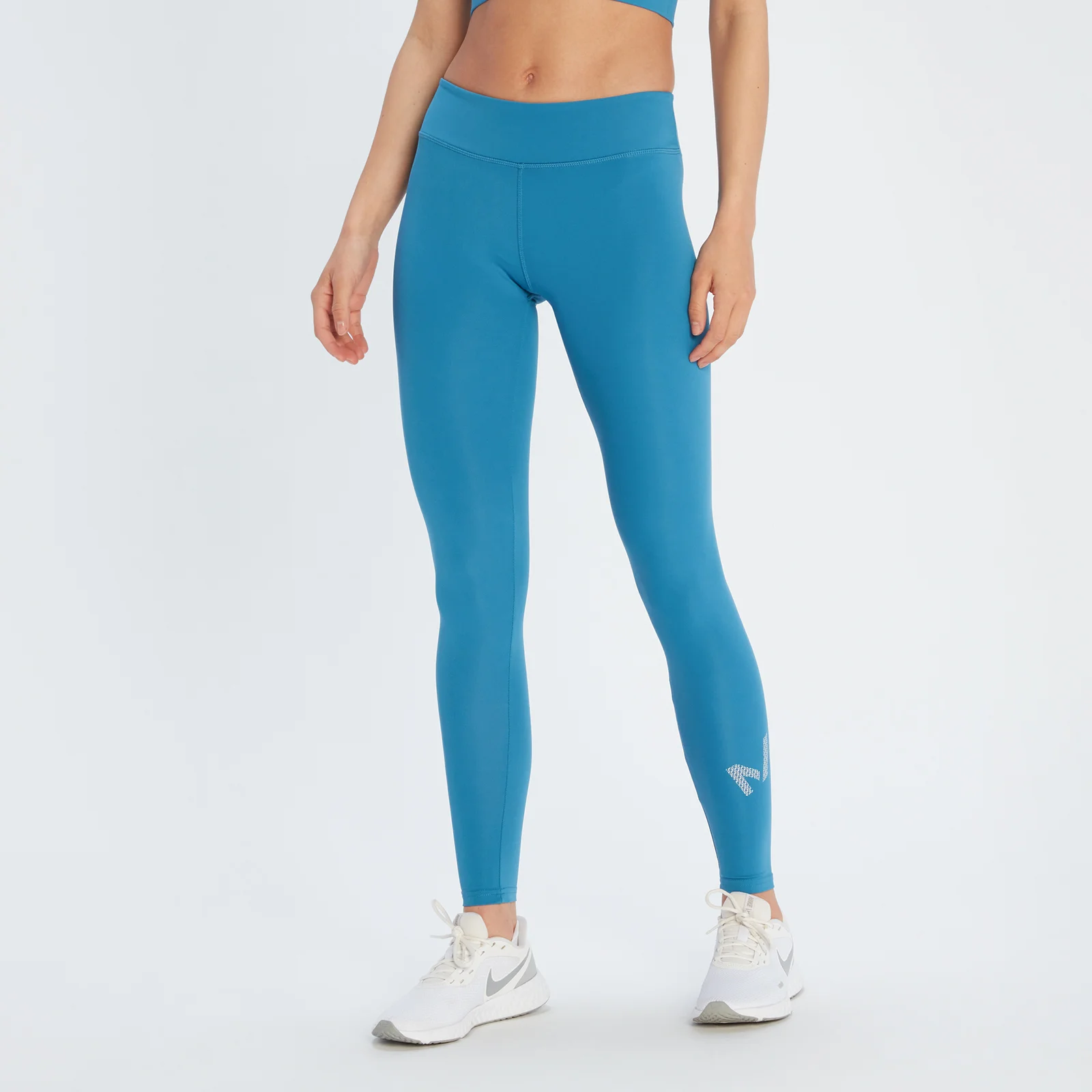 MP Women's Printed Training Leggings - Pilot Blue - XXS Imagine 1