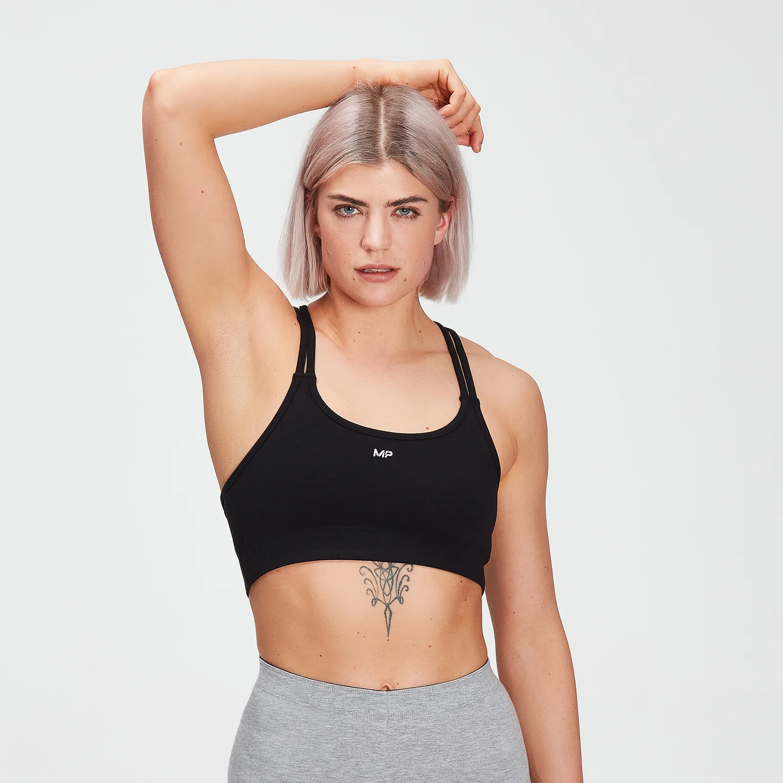 Bustieră din tricot MP pentru femei - Negru - XXS Imagine 1