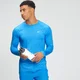 Tricou cu mânecă lungă MP Tempo Graphic pentru bărbați - albastru strălucitor