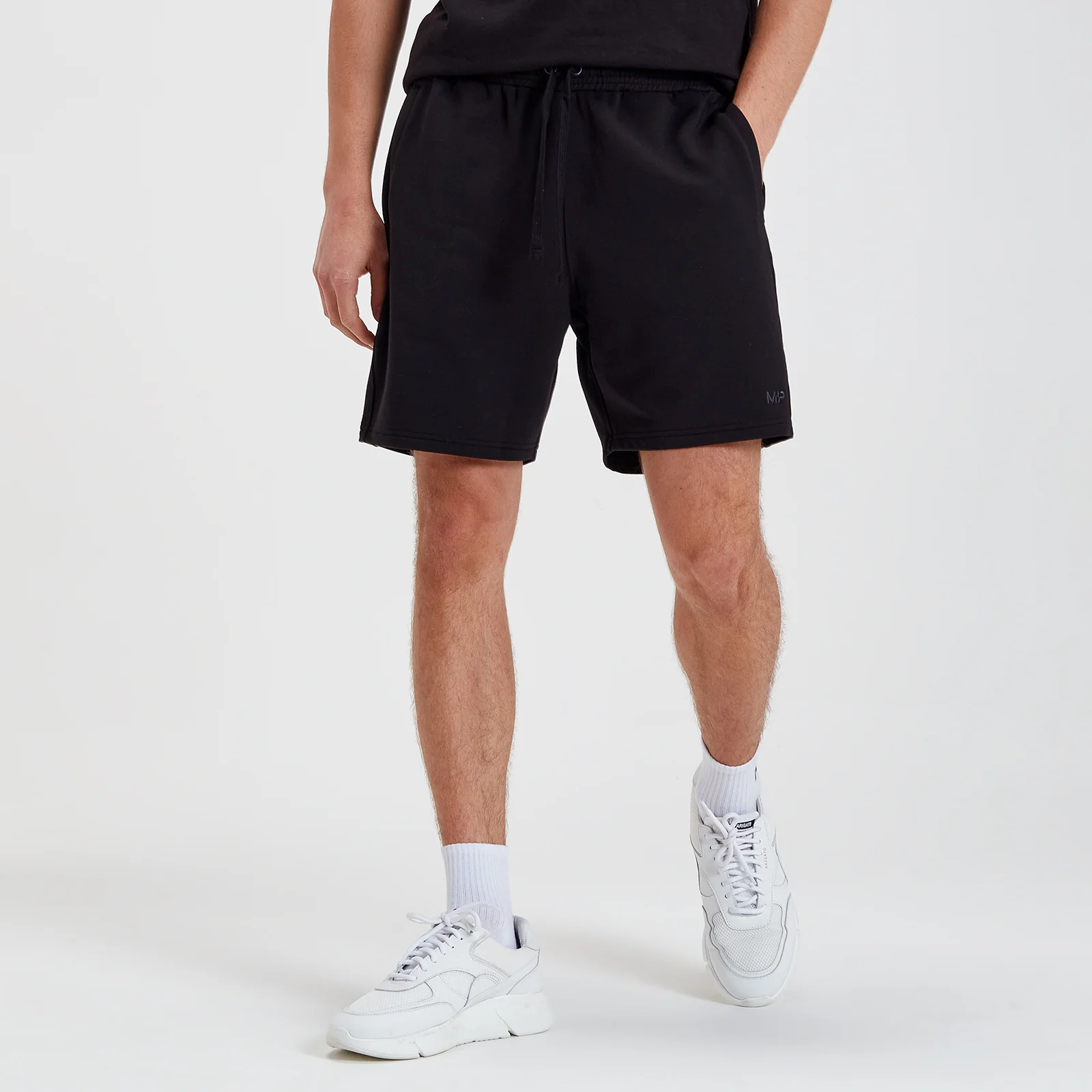 Pantaloni scurți de trening pentru bărbați MP Rest Day - Negru pal - XXS Imagine 1