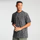 Tricoul cu mânecă scurtă pentru bărbați MP Training cu mânecă scurtă Camo Oversized - negru