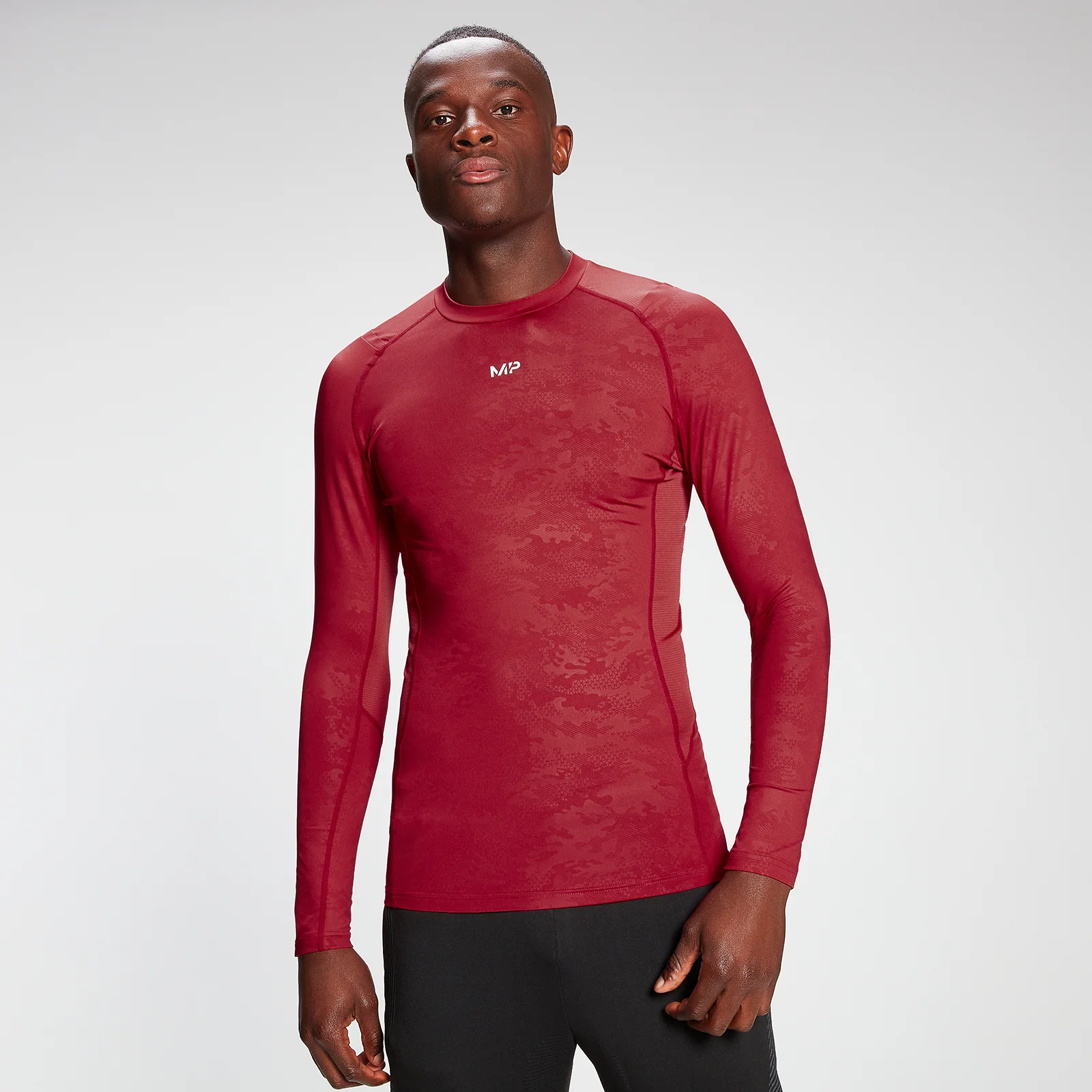 Pantaloni Baselayer cu mânecă lungă pentru bărbați MP Engage - Vin - XXS Imagine 1
