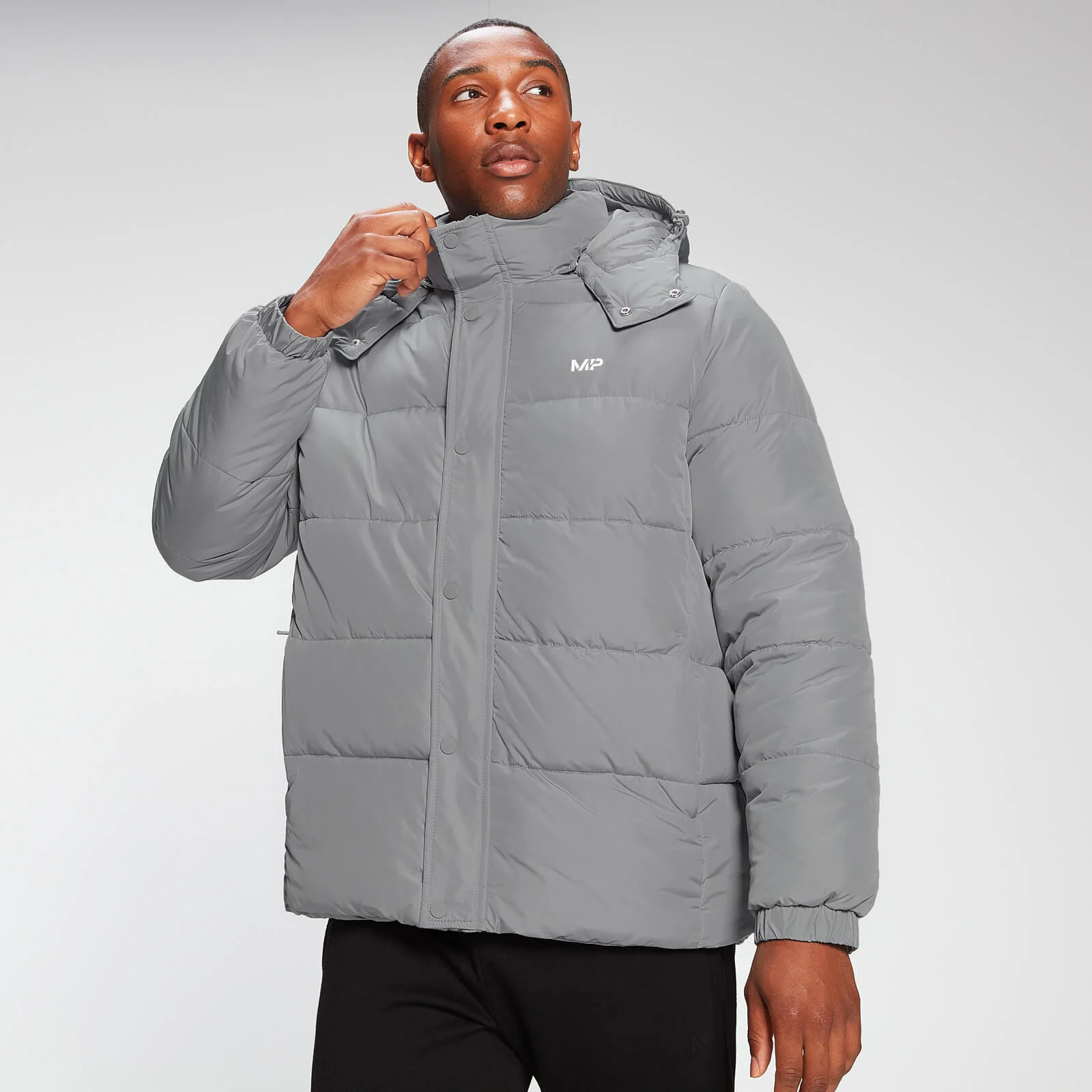 MP Men's Essential Puffer Jacket - Storm - XXS Imagine 1
