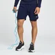 Pantaloni scurți de antrenament 2-în-1 MP pentru bărbați - Bleumarin
