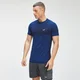 Tricou cu mânecă scurtă Essential Seamless pentru bărbați MP - albastru intens Marl