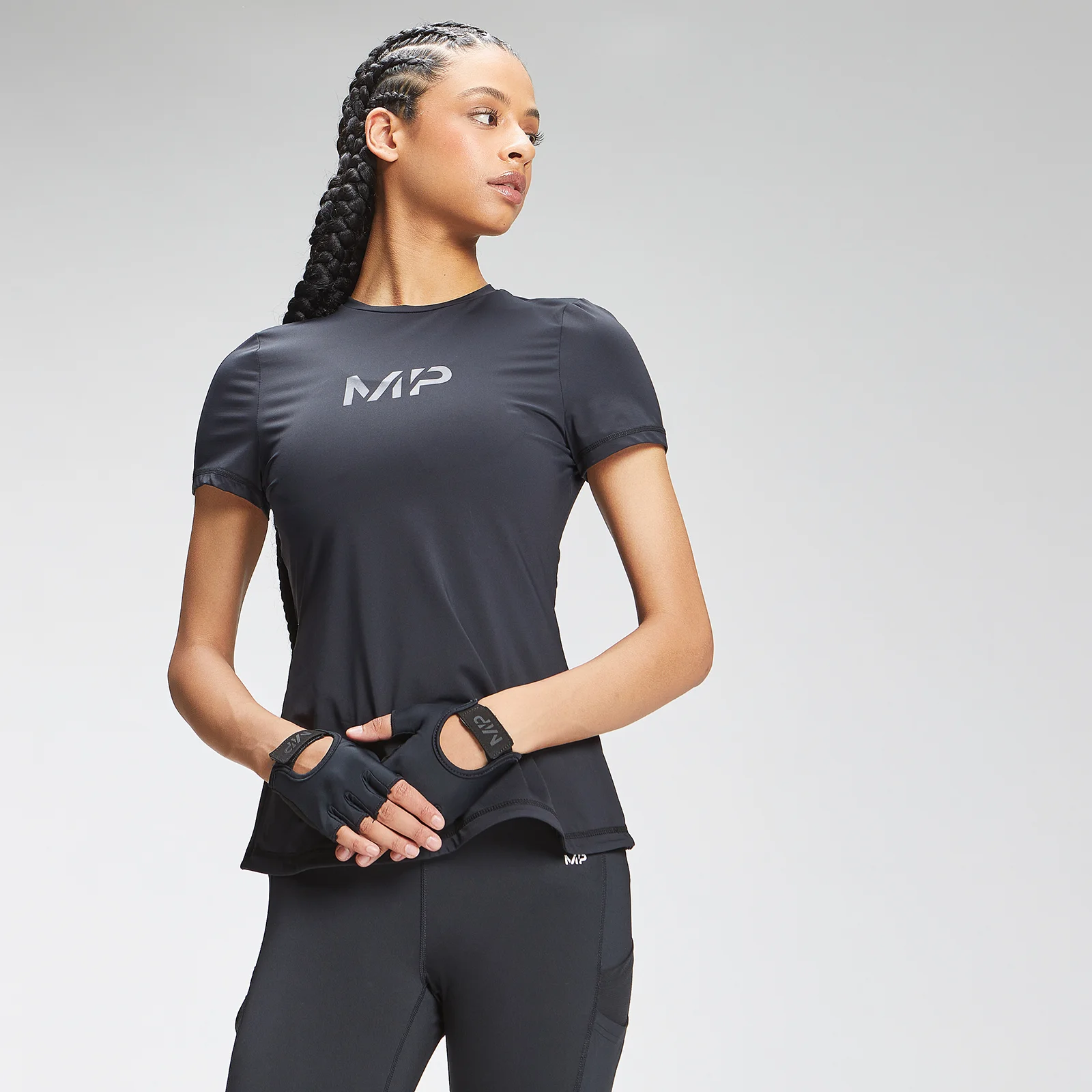 MP Women's Tempo Short Sleeve Top - Black - XXS Imagine 1