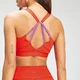 Sutien sport Power Ultra pentru femei MP - Foc/Orhidee