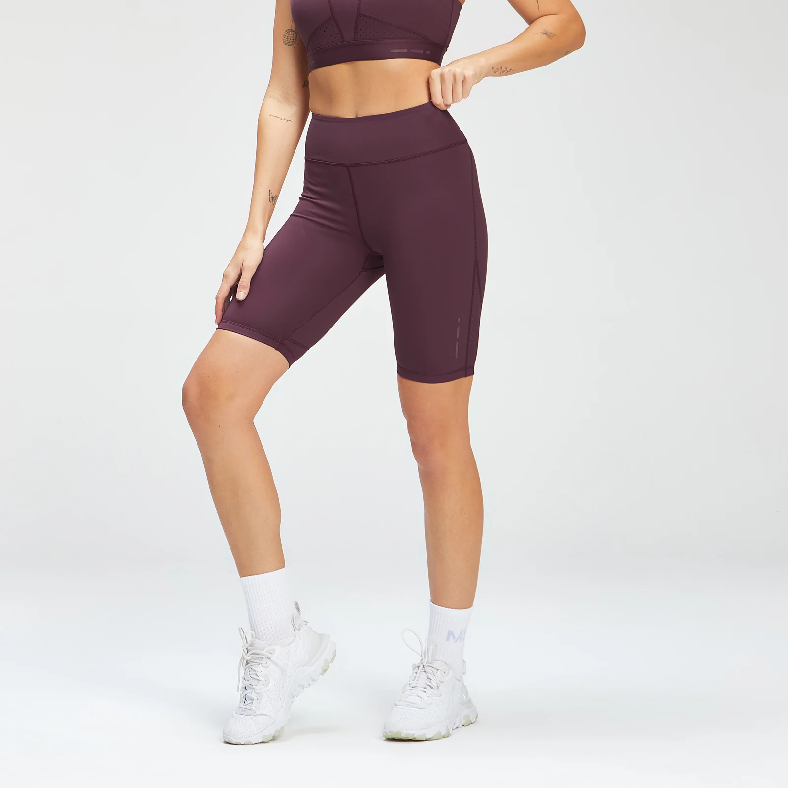 Pantaloni scurți de ciclism MP Power Ultra pentru femei - Port - XXS Imagine 1