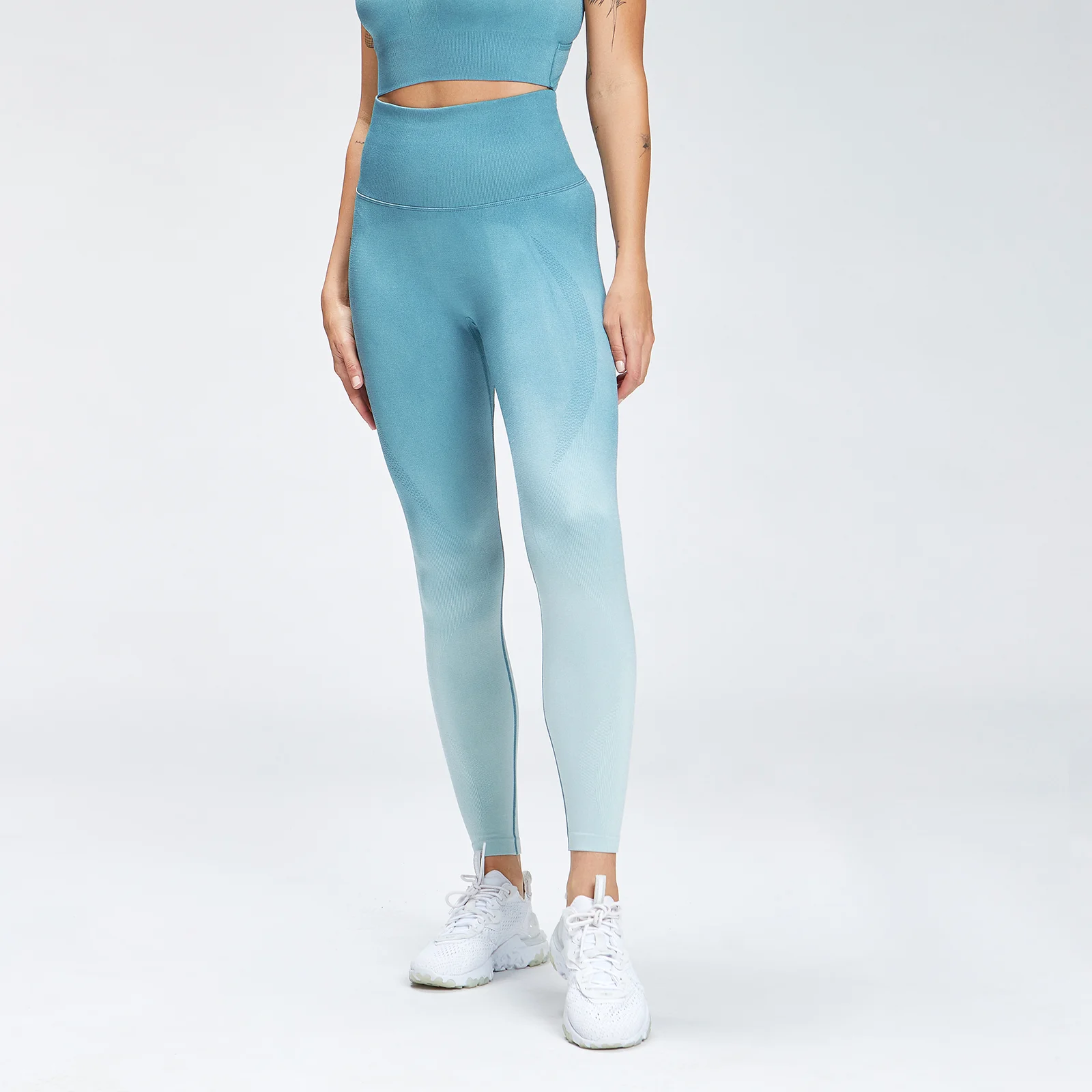 Pantaloni de damă MP Velocity Seamless pentru femei - Ocean Blue - XXS Imagine 1