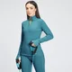Tricou MP Power 1/4 Zip Top pentru femei - Ocean Blue
