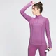 Topul cu fermoar MP Power 1/4 Zip pentru femei - Orhidee