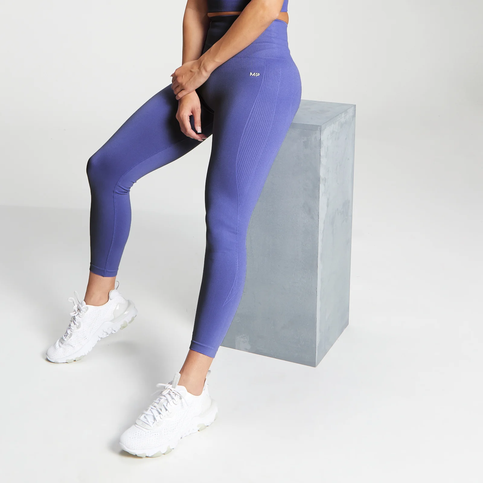 MP Women's Shape Seamless 7/8 Leggings - Bluebell - XXS Imagine 1