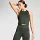 Tricoul pentru femei MP Essentials Training Racerback Crop Tank - Vine Leaf
