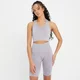 Sutien sport fără cusături Composure Seamless pentru femei MP - Smokey Purple