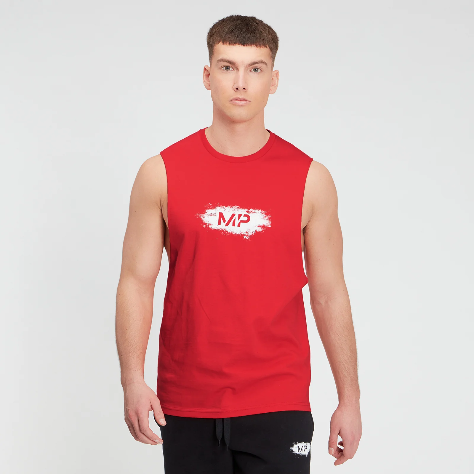 MP Men's Chalk Graphic Tank Top - Danger - XXS Imagine 1