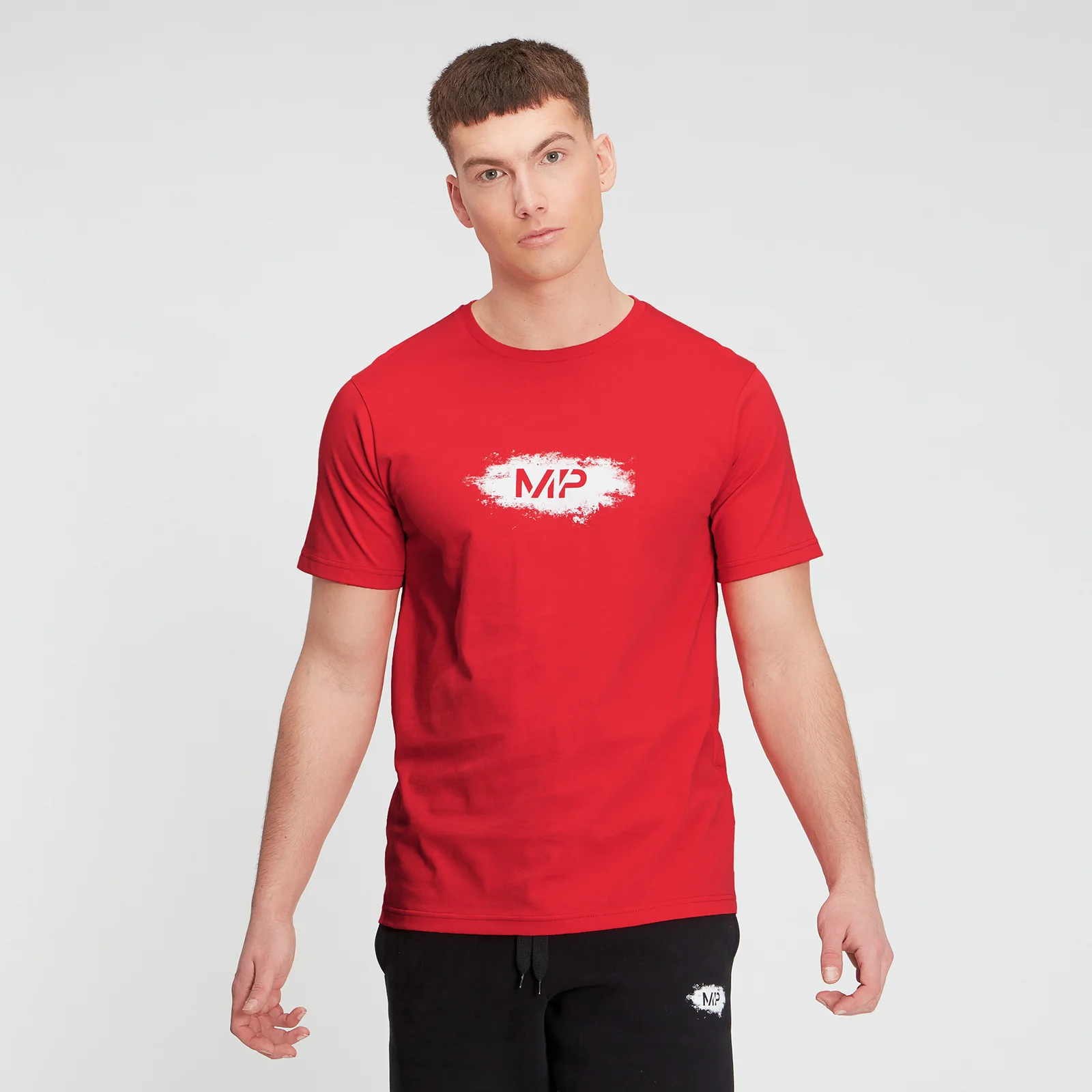Tricou bărbătesc MP Chalk Graphic cu mânecă scurtă - Danger - XXS Imagine 1