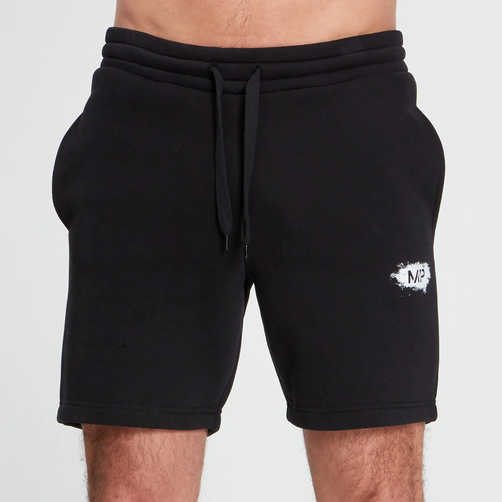 MP Men's Chalk Graphic Shorts - Black - XXS Imagine 1