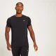 Tricou cu mânecă scurtă de antrenament cu grafică MP Linear Mark pentru bărbați - Negru