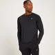 Tricou cu mânecă lungă de antrenament cu grafică MP Linear Mark pentru bărbați - Negru