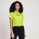 Tricou decupat MP Fade Graphic pentru femei - Lime
