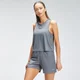 Vesta de trening MP pentru femei Repeat Mark Graphic Crop Vest - Carbon