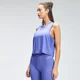 Vesta de trening MP pentru femei Repeat Mark Graphic Crop Vest - Bluebell