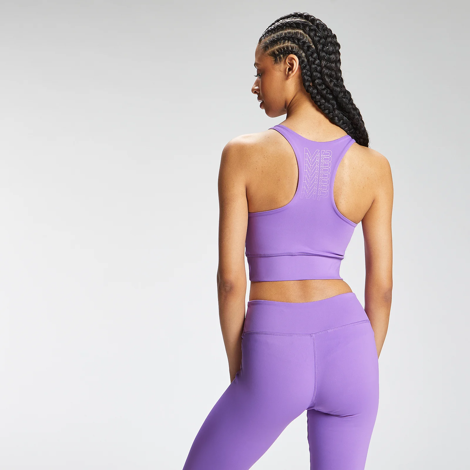 Sutienul MP pentru femei Repeat MP Training Racerback - Deep Lilac - XXS Imagine 1