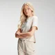 MP Women's Repeat MP Crop T-Shirt - Ecru