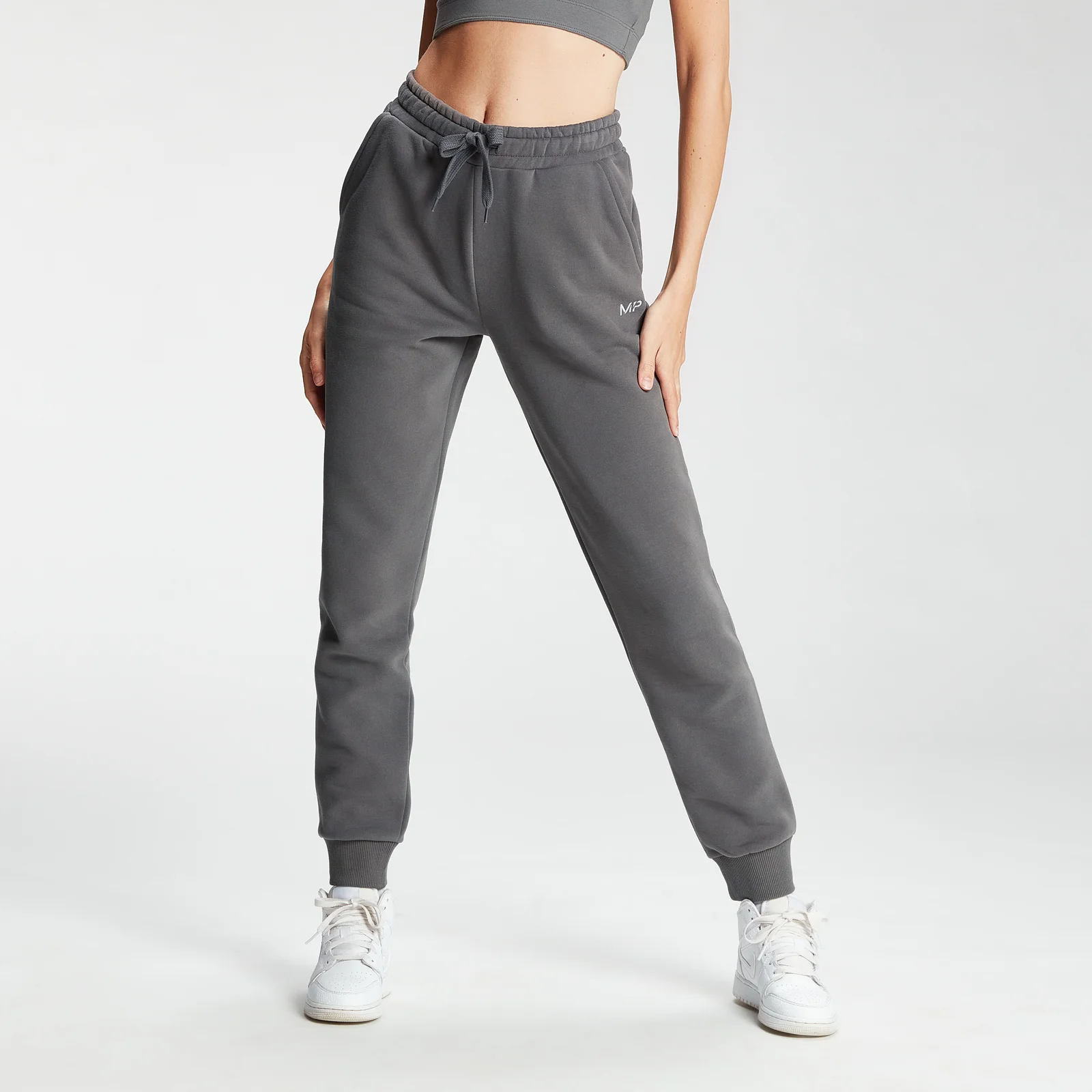 Pantaloni tip jogger MP Repeat pentru femei - Carbon - XXS Imagine 1
