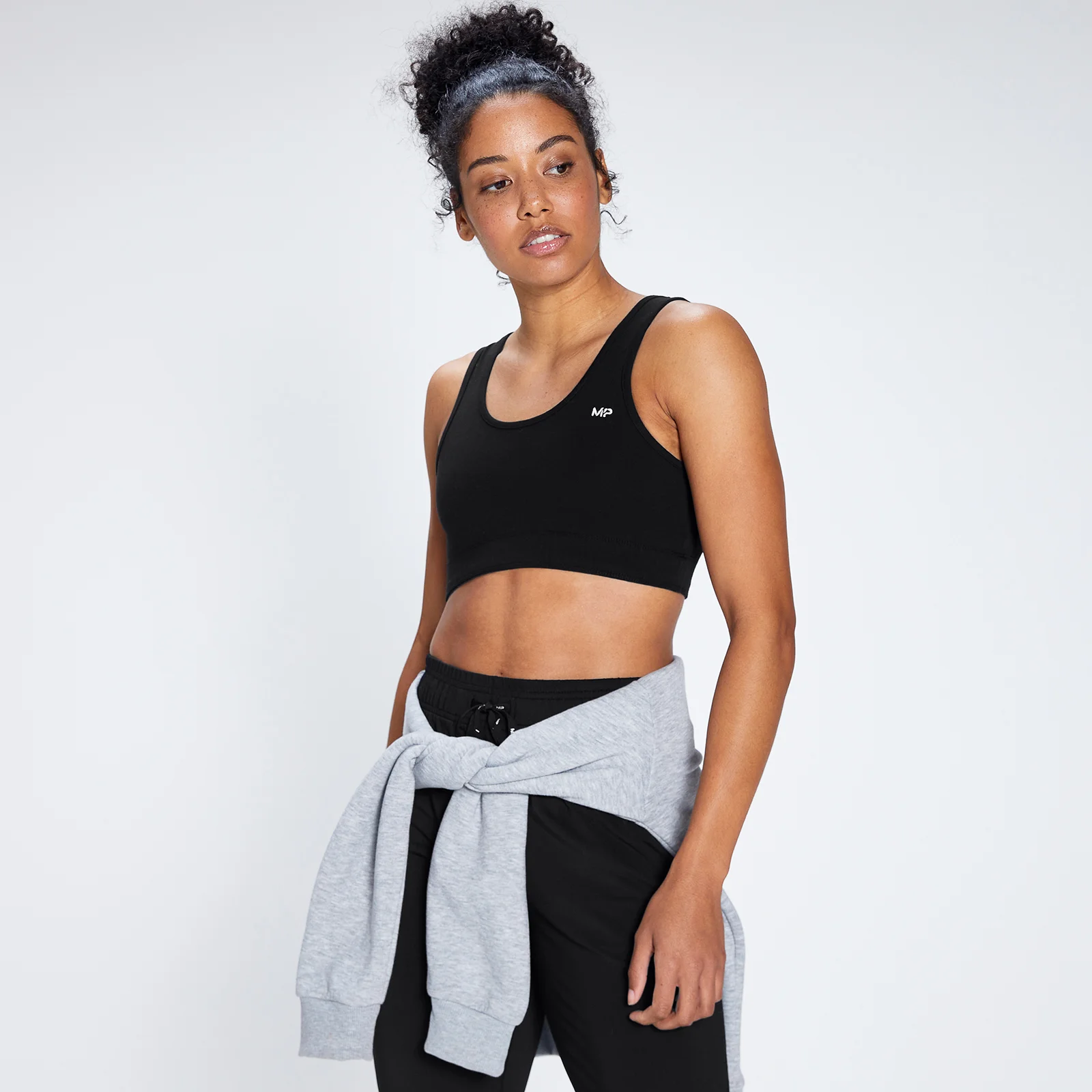 MP Women's Rest Day Wide Strap Sports Bra - Black - XXS Imagine 1