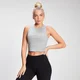 Maiou striat decupat MP pentru femei - Grey Marl