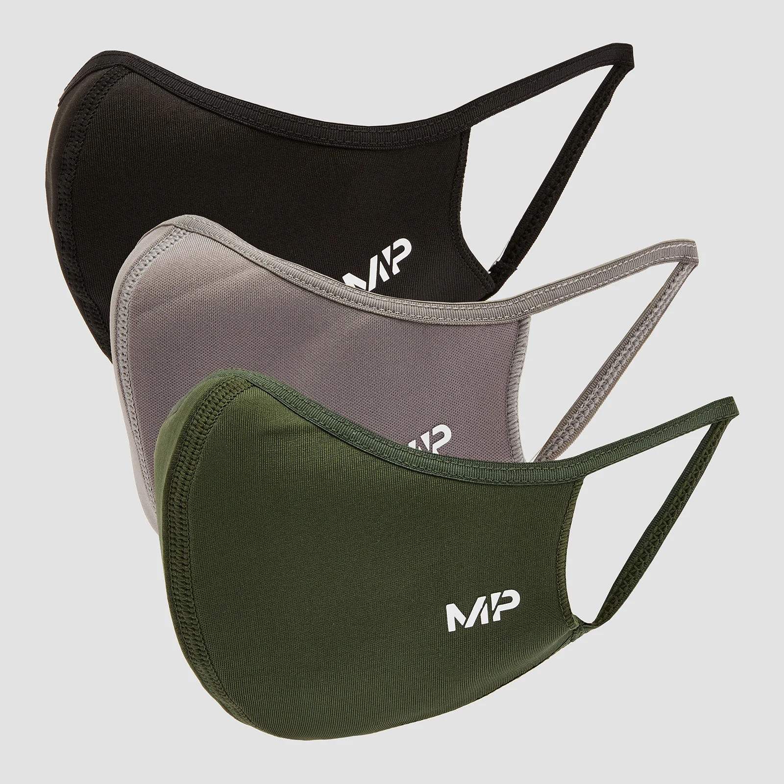 MP Curve Mask (3 Pack) - Black/Leaf Green/Carbon - S/M Imagine 1