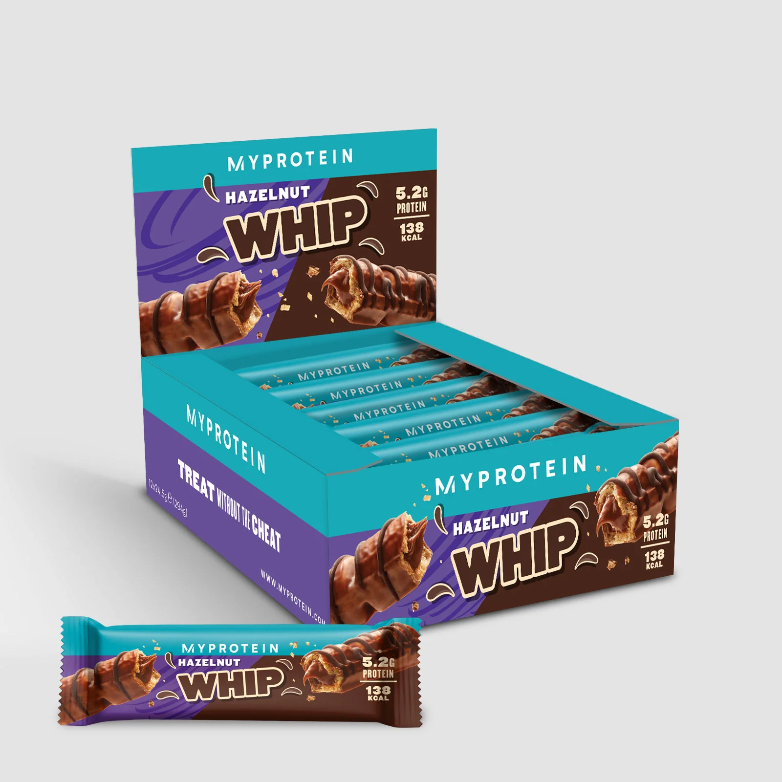 Wafer Whip - 12x24g - Ciocolata cu lapte Imagine 1