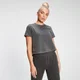 Tricou cu croială pentru femei MP Training Cropped - Negru spălat