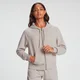 Hanorac cu fermoar MP Rest Day pentru femei - Bone Grey