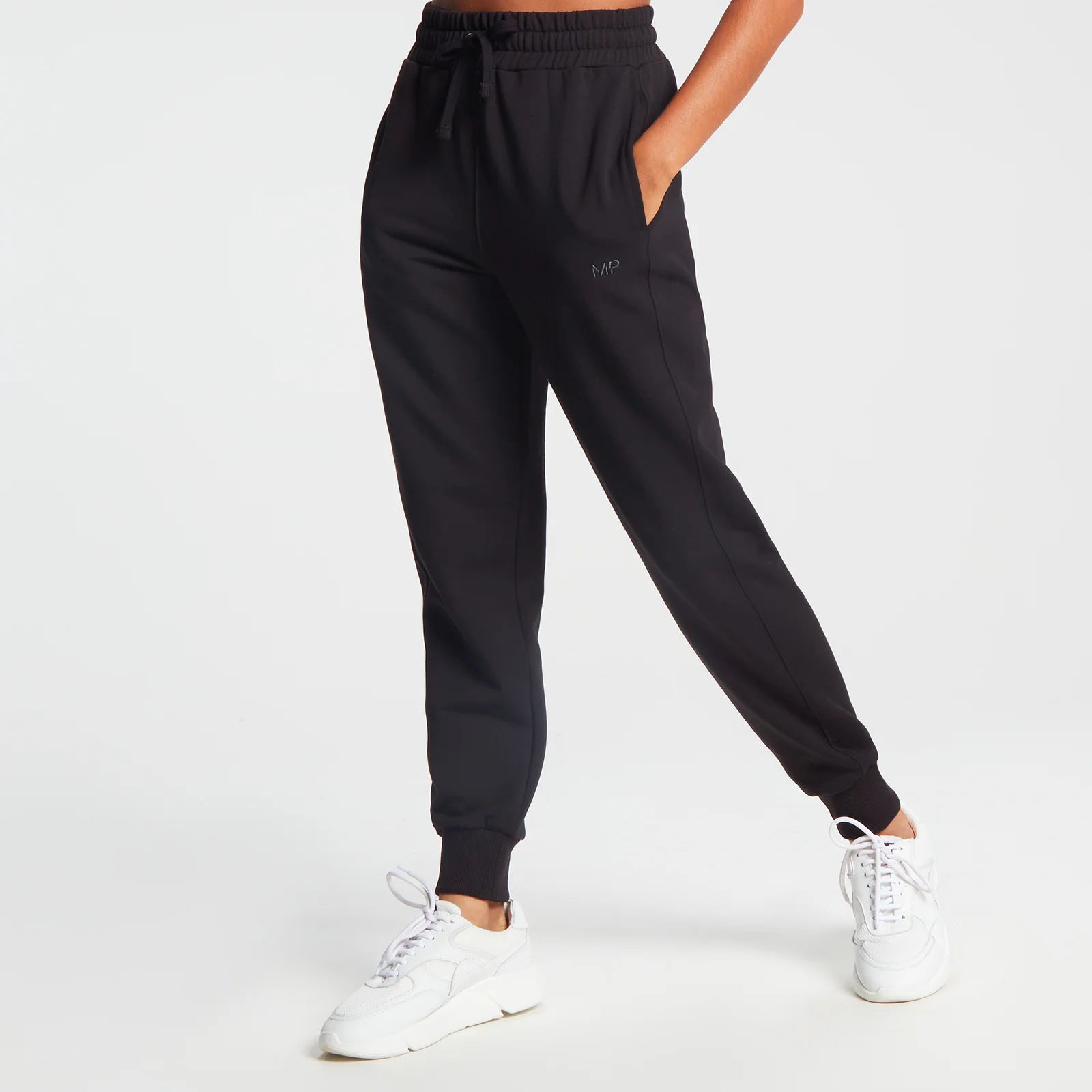Pantaloni tip jogger MP Rest Day pentru femei - Negru pal - XXS Imagine 1