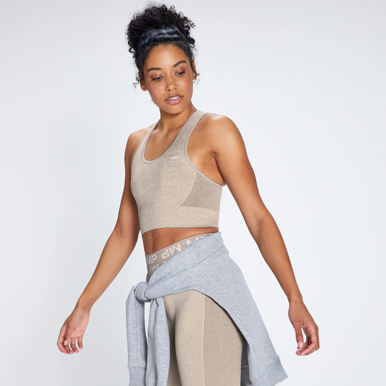 MP Women's Curve Sports Bra - Sesame - XXS Imagine 1