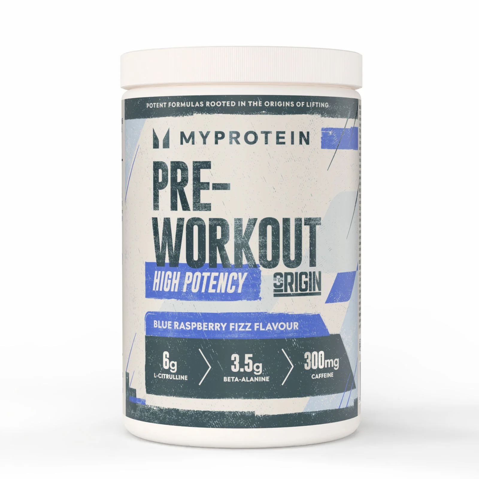 Origin Pre-Workout - 600G - 30servings - Blue Raspberry Fizz Imagine 1