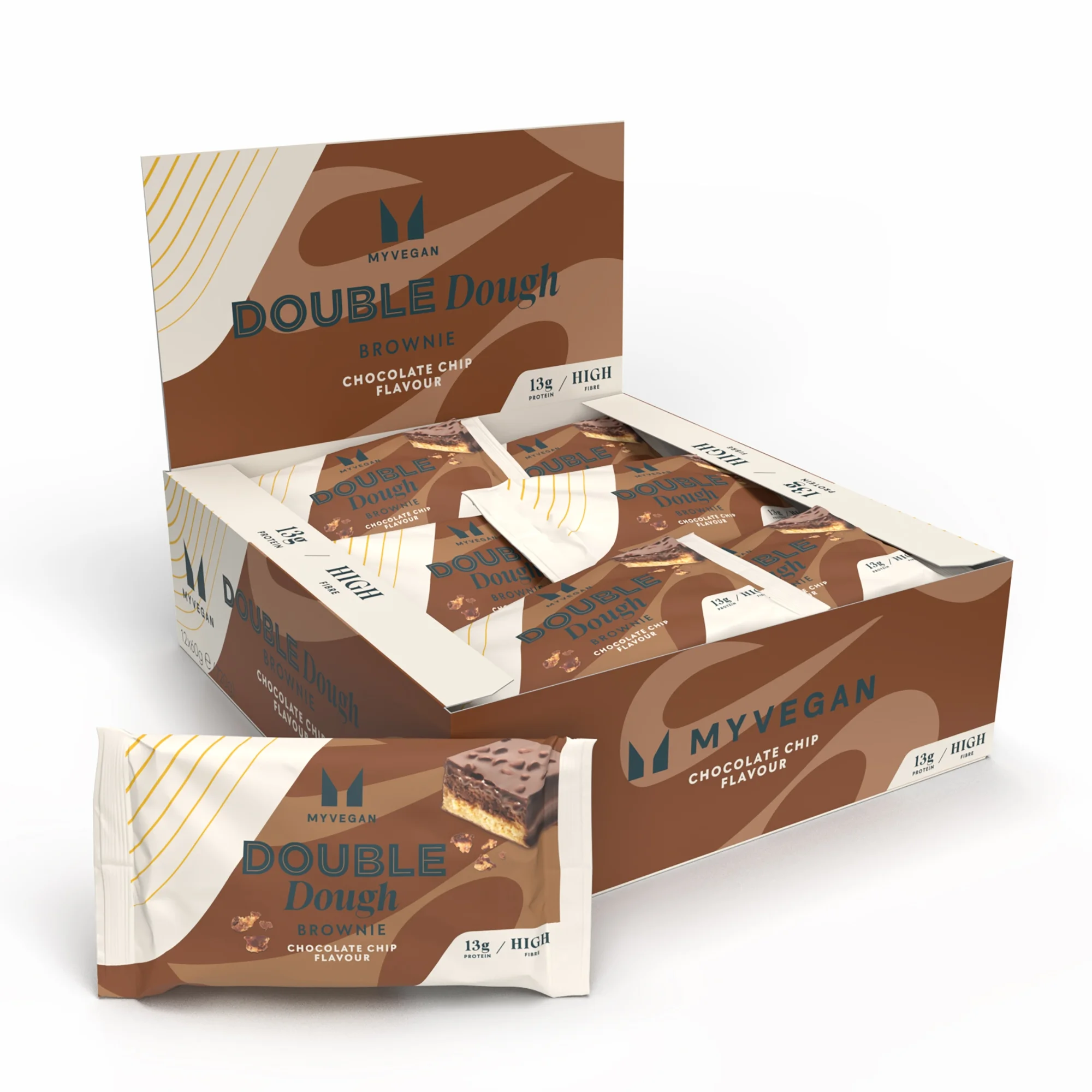 Brownie vegan cu aluat dublu - Penite de Ciocolata Imagine 1