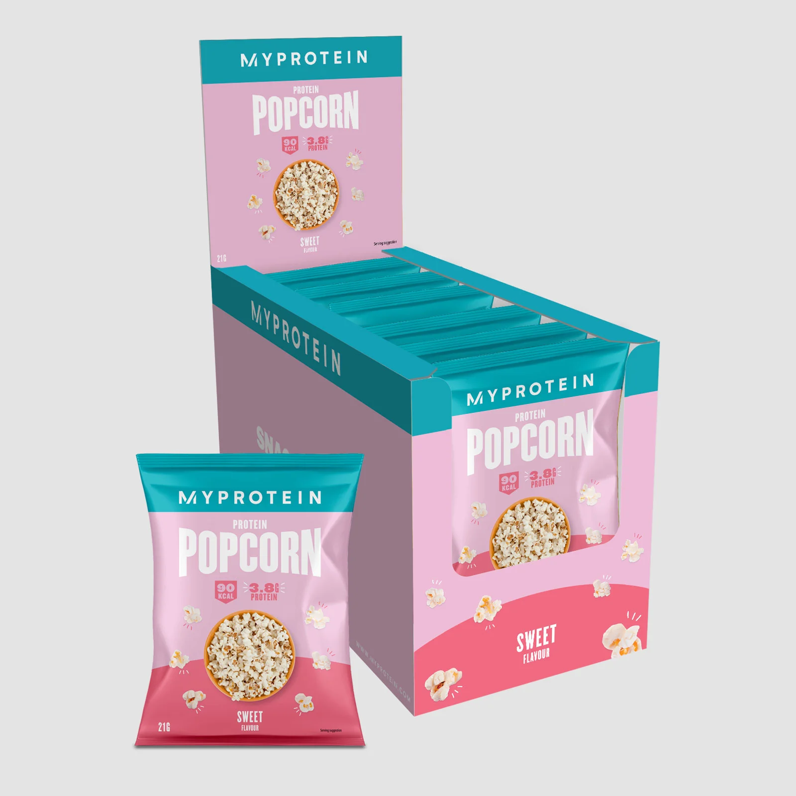 Protein Popcorn - 6 x 21g - Sweet Imagine 1