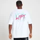 Tricou supradimensionat MP Retro Lift pentru bărbați - Alb