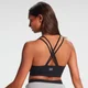 Bustieră pentru sport MP Retro Lift pentru femei - Negru