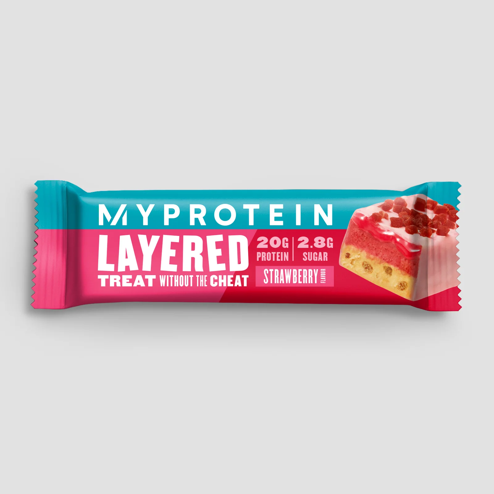 Myprotein 6-Layer Protein Bar (Sample) - Capsuni Imagine 1
